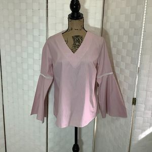 Nwt Philosophy pinstripe bell sleeve blouse size small & large